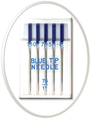 BLUE TIP 75 Nadel Maschinen-Stickerei. 75 NadelEmbroidery Sticknadel