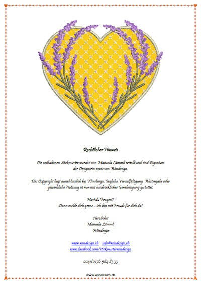 Stickmuster Applikation Blumen