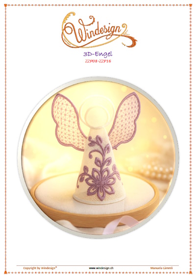 Lace Engel Stickmuster