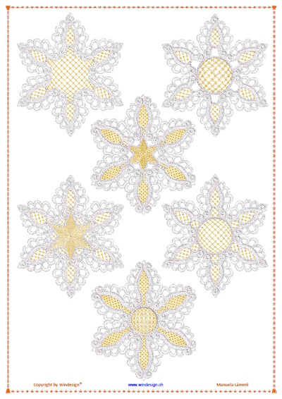 Weihnachtssterne / Lace Sterne