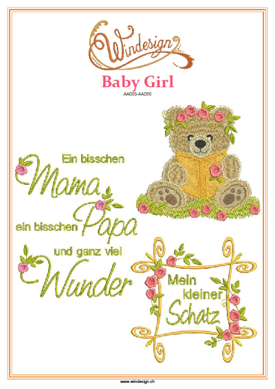 Baby Girl. Ein bisschen Mama, ein bisschen Papa und ganz viel Wunder. Mein kleiner Schatz