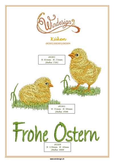 Küken, Frohe Ostern