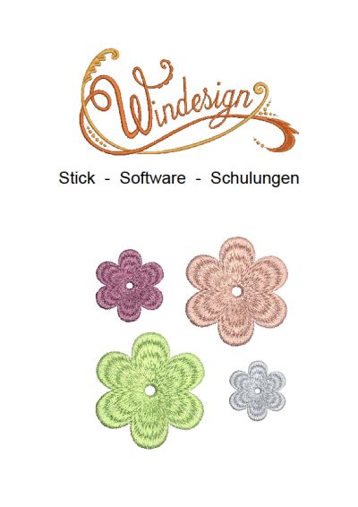Schulungsunterlagen kleine Blume,
Stick - Software - Schulungen