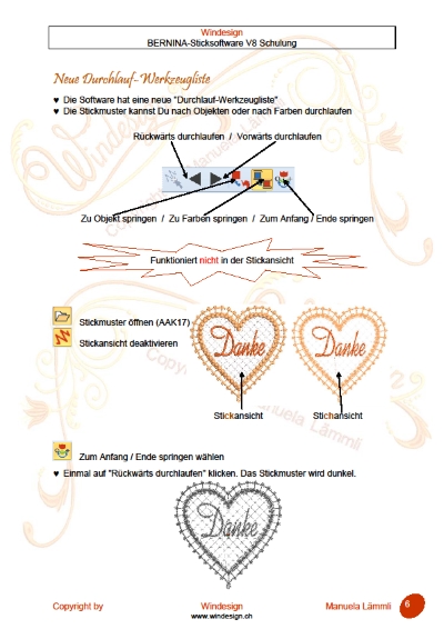 BERNINA-Software V8 & Stickmuster "Einführung"