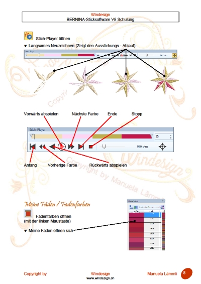 BERNINA-Software V8 & Stickmuster "Einführung"
